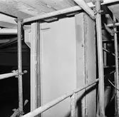 Arbete till nya travers i plåtverkstan