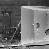 Akterstäv i plåtverkstan