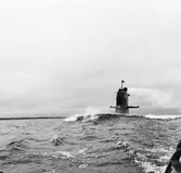 Ubåten Sjöbjörnen provtur