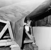 Segelbåten Viggen utrymme till motor