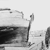 Bärning av dykarbåt i svajningsrummet