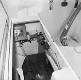 Motor ombord på segelbåten Viggen