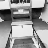 Motor ombord på segelbåten Viggen