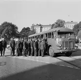 Varvets driftvärn för avresa till Stockholm