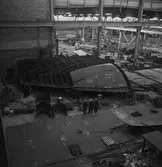 Roder och akterstävar i plåt och svetsverkstan