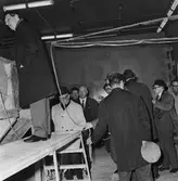 Pressvisning av plastverkstan