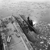 Ubåtar vid verkstadspiren