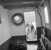 Lyft av bottensektion å 100-tonskranen