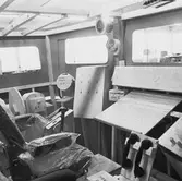 Modell av styrhytt och instrumentpanel Spica II