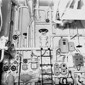 Minfartyget Älvsnabben maskinrum och brygga