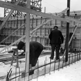 Nya Länsmuseet i Jönköping under uppbyggnad.