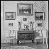 Beckershof, herrgårdsinteriör, Vingåkers socken, Södermanland.