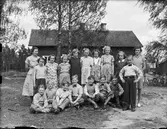 Grupporträtt - skolklass, Östhammar, Uppland