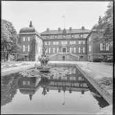 Berga slott, trädgård, Västerhaninge socken, Södermanland.