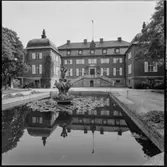 Berga slott, trädgård, Västerhaninge socken, Södermanland.