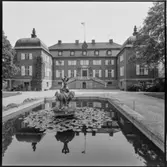 Berga slott, trädgård, Västerhaninge socken, Södermanland.