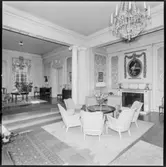 Berga slott, interiör, Västerhaninge socken, Södermanland.