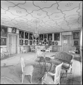 Wibyholm, slott, interiör, Årdala socken, Södermanland.