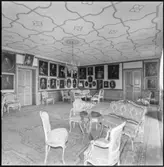 Wibyholm, slott, interiör, Årdala socken, Södermanland.