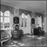 Wibyholm, slott, interiör, Årdala socken, Södermanland.