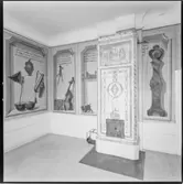 Åkerö, slott, interiör, Bettna socken, Södermanland.