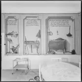 Åkerö, slott, interiör, Bettna socken, Södermanland.