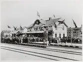 Invigning av Örebro Södra järnvägsstation.