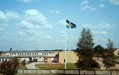 Ulriksbergsskolan på Väster i Växjö. 1956. Fotat söderifrån, från Borgmästaregatan.