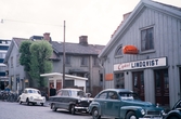 Cigarr-Olles sett från Bäckgatan. Växjö, 1963.