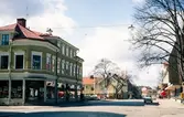 Storgatan vid Willans Park, våren 1967. Växjö.