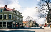 Storgatan vid Willans Park, våren 1967. Växjö.