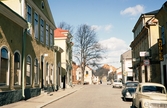 Västergatan norrut. Våren 1967, Växjö.