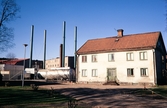 Teaterparken i Växjö, 1973. Mot kv. Tullen.