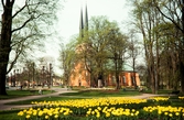 Växjö domkyrka och Linnéparken, 1970-tal.