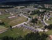 Flygfoto över Forsheda i Jönköpings län 75/1976