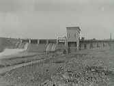 Skogsforsens vattenkraftverk, 1939. Damm .