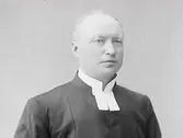 Mansporträtt. Kyrkoherde Steier.