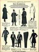 Ur AB Nordiska kompaniets varukatalog, våren. Herrkonfektion.