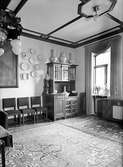 Disponent Otto Mareschs villa på järnvägsgatan, kvarteret Kronan, interiör. Maresch startade trycksvärtefabriken ET Gleitsman.
