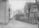 Rundelsgränd från S:t Johannesgatan, Fjärdingen, Uppsala 1901 - 1902