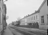 Sturegatan - Fredsgatan, Luthagen, Uppsala 1908