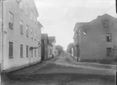 Torsgatan från Fyrisgatan, Luthagen, Uppsala 1908