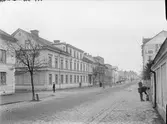 Skolgatan - Sturegatan, Luthagen, Uppsala 1908