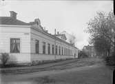 Fyrisgatan mot nordväst från Torsgatan, Lutahgen, Uppsala 1908