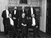 Grupporträtt med ärkebiskop Nathan Söderblom, Uppsala