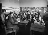 Skolundervisning i Vaksalaskolan, Fålhagen, Uppsala 1936