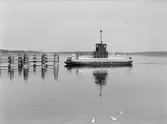 Färja, sannolikt i Mälaren, Uppland 1934