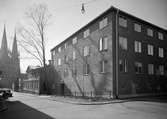 Studentbostadshuset Arkadien, S:t Larsgatan - S:t Johannesgatan, Uppsala april 1938
