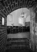 Restaurang Domtrappkällaren, S:t Eriks gränd, Uppsala. Interiör september 1939