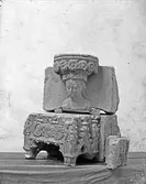 Byggnadsdetaljer, sannolikt från kyrka eller kloster, Uppsala